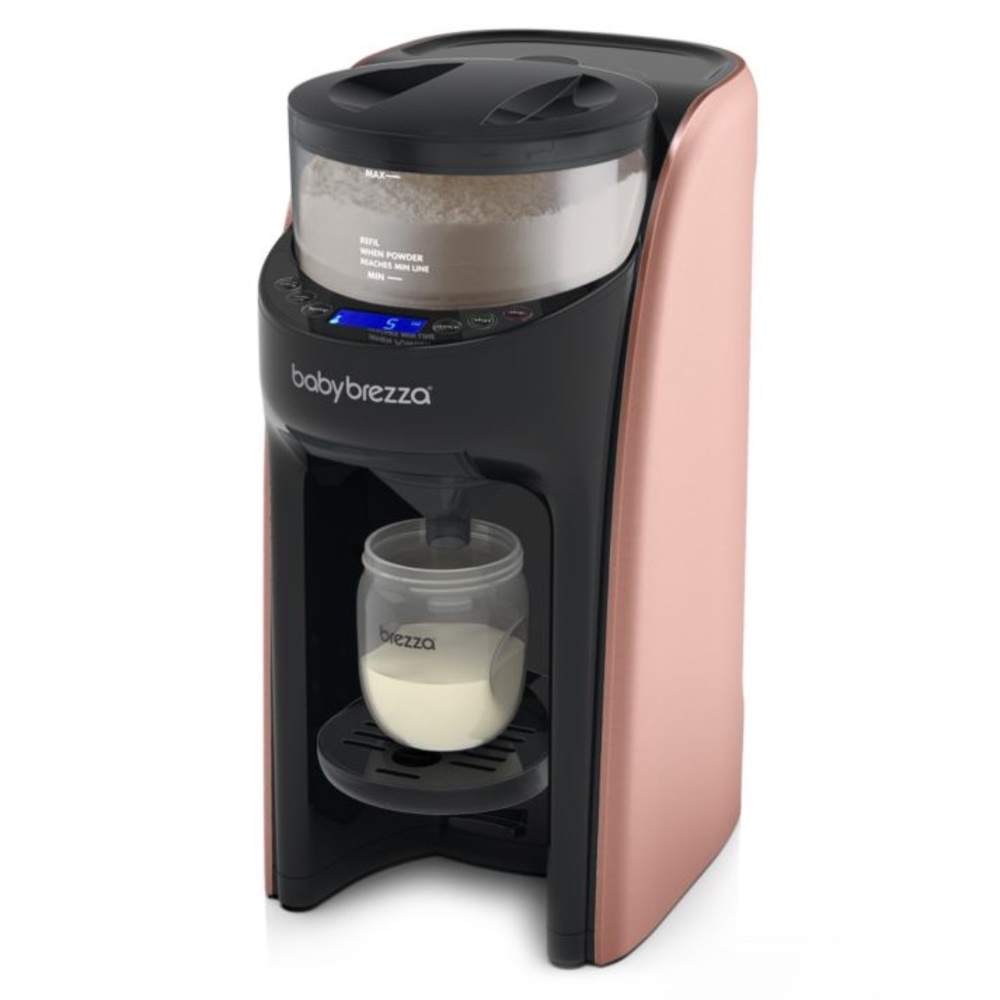 baby brezza formula pro in rose gold